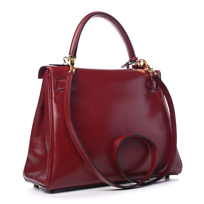 Hermes Box Kelly Retourne 28 Rouge H 2 of 7