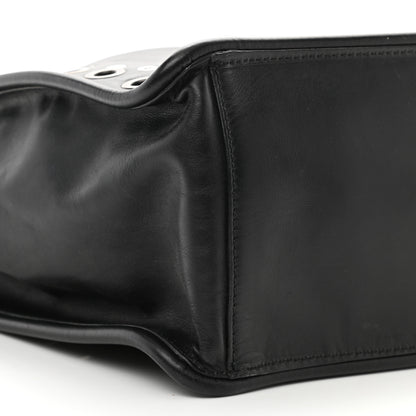 Proenza Schouler Soft Calf Medium Grommet Studded Tote Black 9 of 10