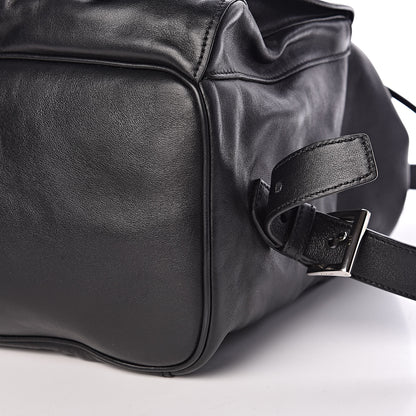 Prada Calfskin Backpack Black 10 of 15