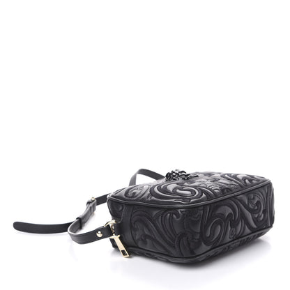 Versace Nappa Embroidered Baroque Palazzo Camera Bag Black 4 of 8