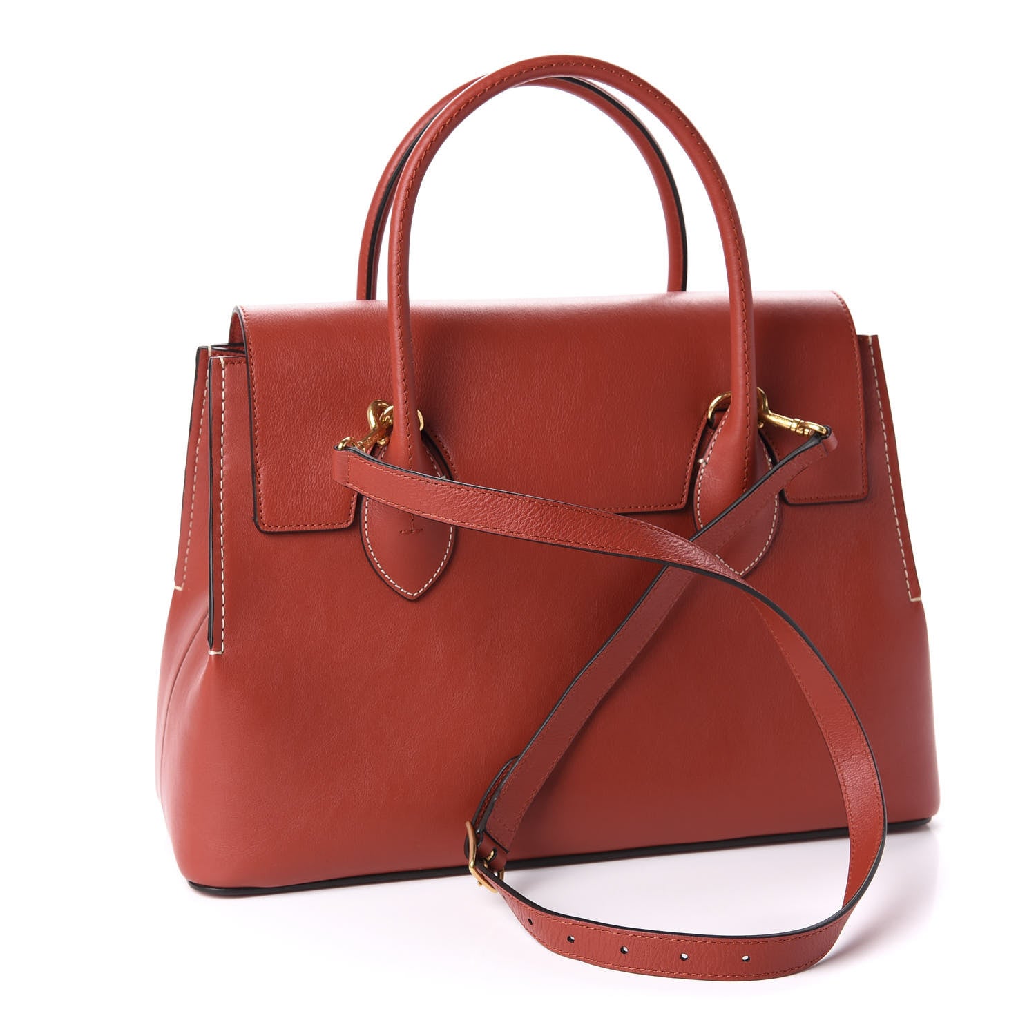 Mulberry Silky Calfskin Seaton Rust 4 of 10