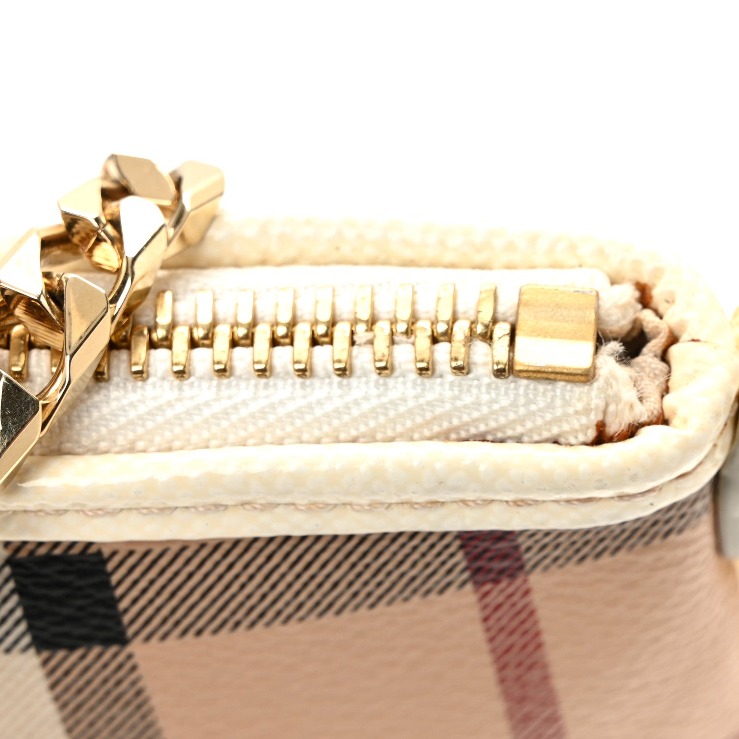 Burberry Haymarket Check Pochette White 1831750 – FASHIONPHILE