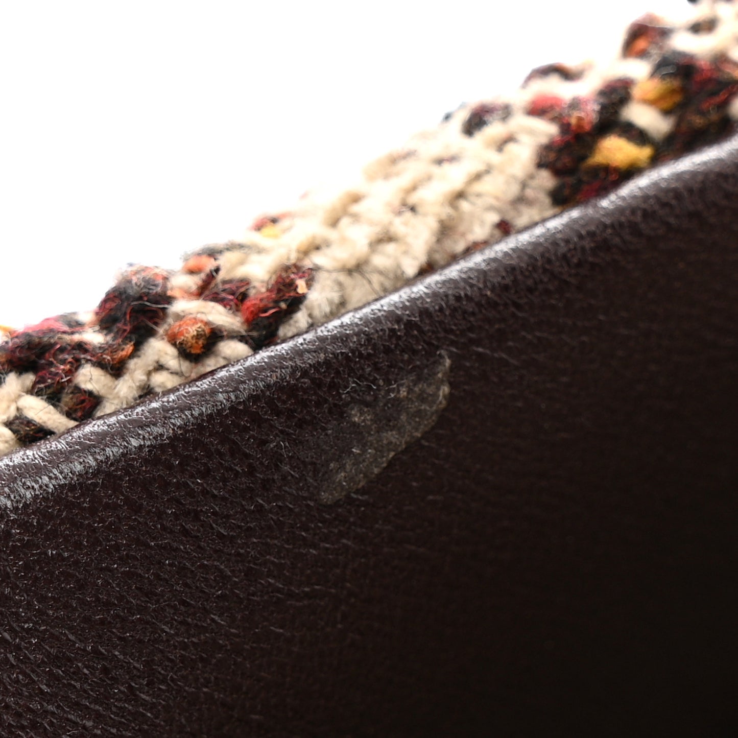 Tweed Matelasse Medium Loulou Monogram Chain Satchel Beige Multicolor