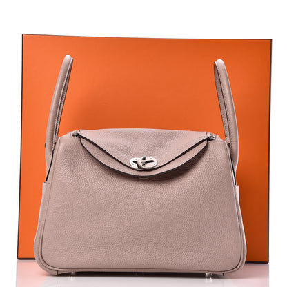 Hermes Taurillon Clemence Lindy 26 Glycine 11 of 11