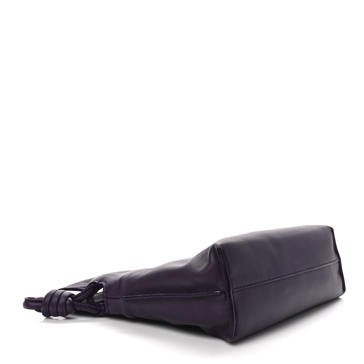 Loewe Calfskin Mini Flamenco Knot Clutch Prune 4 of 8