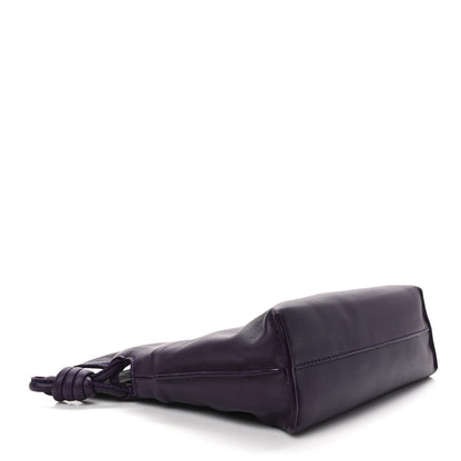 Loewe Calfskin Mini Flamenco Knot Clutch Prune 4 of 8