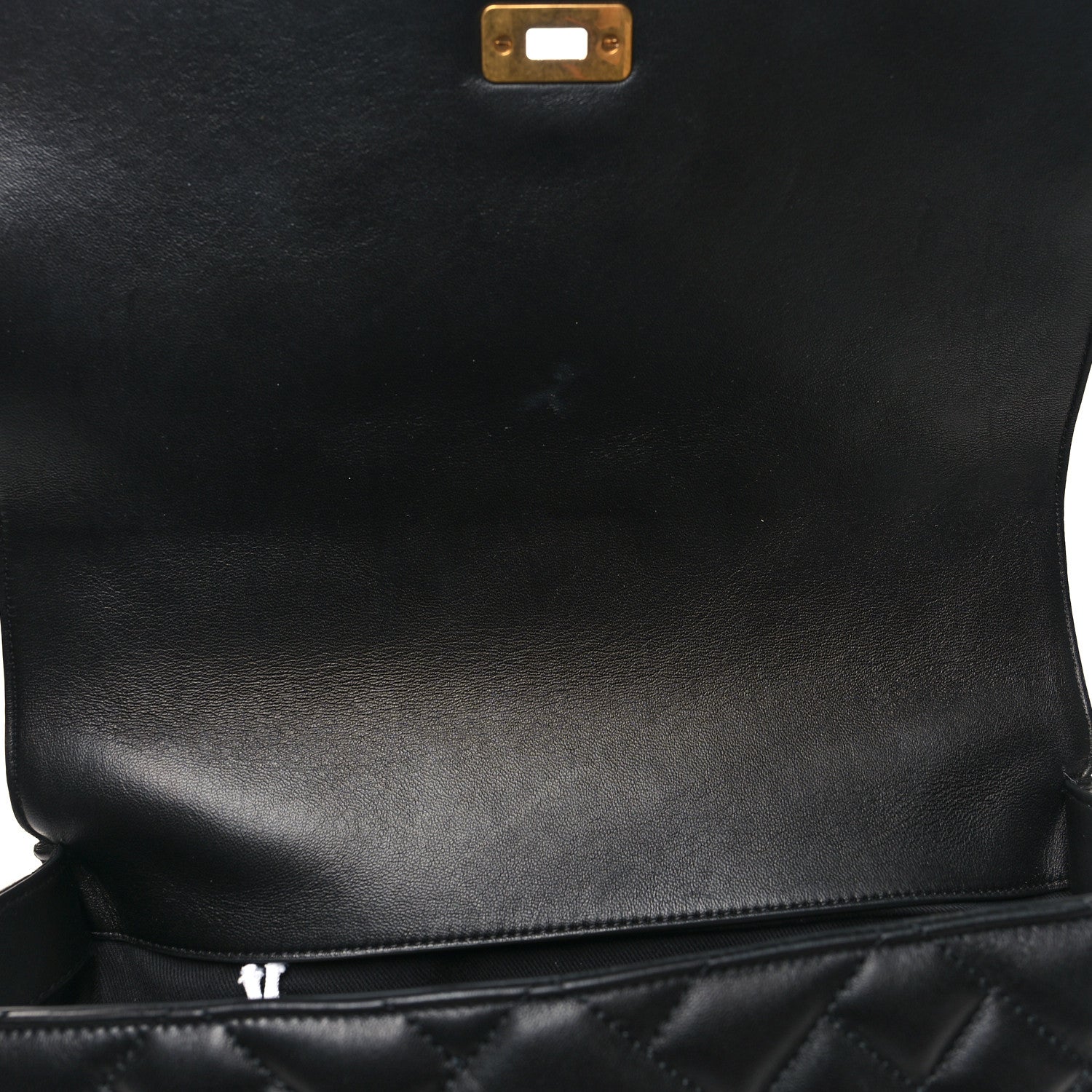 Versace Nappa Quilted Icon Shoulder Bag Black 9 of 9