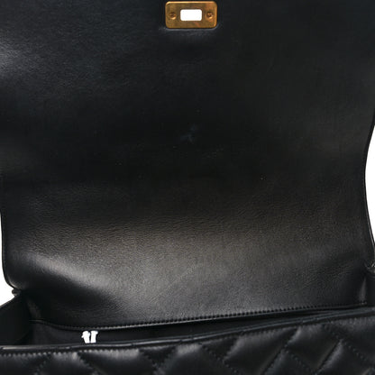 Versace Nappa Quilted Icon Shoulder Bag Black 9 of 9