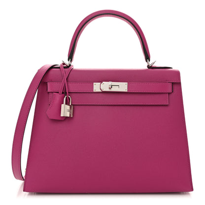 Hermes Epsom Kelly Sellier 28 Rose Pourpre 1 of 15