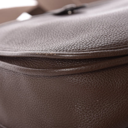Hermes Taurillon Clemence Evelyne III GM Chocolate 11 of 11