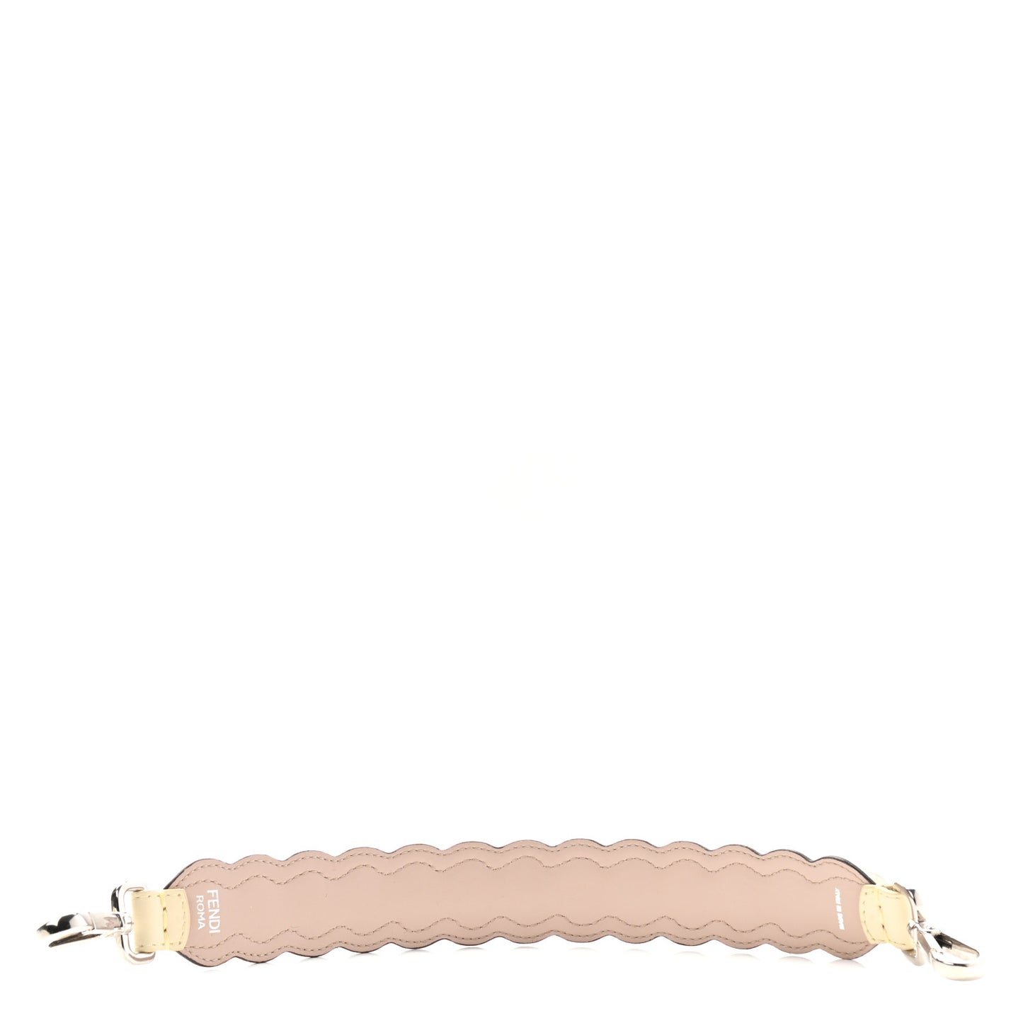 Vitello Liberty Pearl Bi-Color Scalloped Mini Strap You Soap Burro
