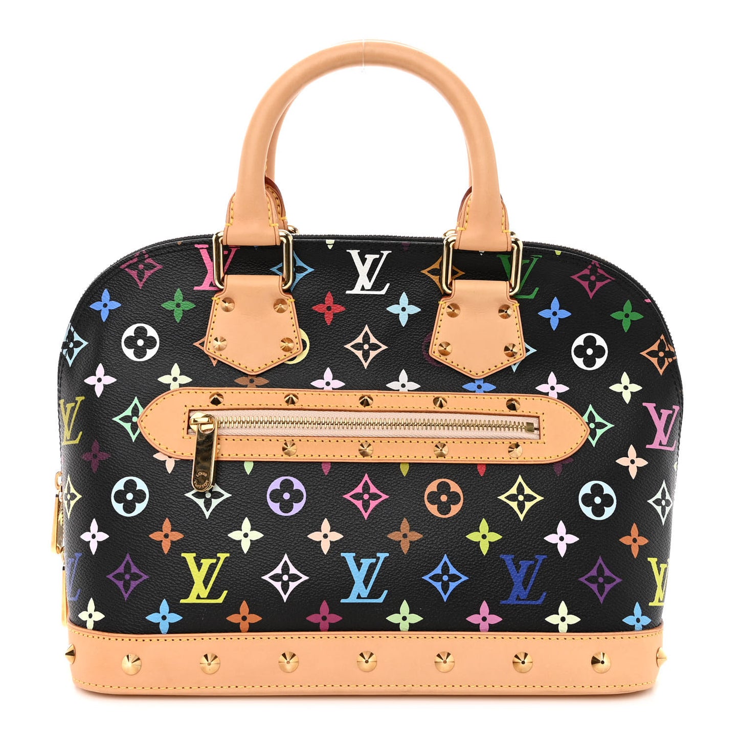 LOUIS VUITTON Monogram Multicolor Alma Black