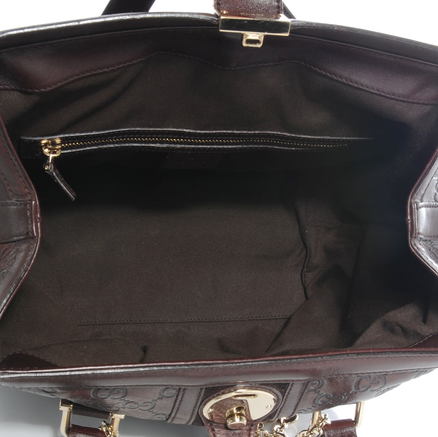 Guccissima Treasure Boston Dark Brown