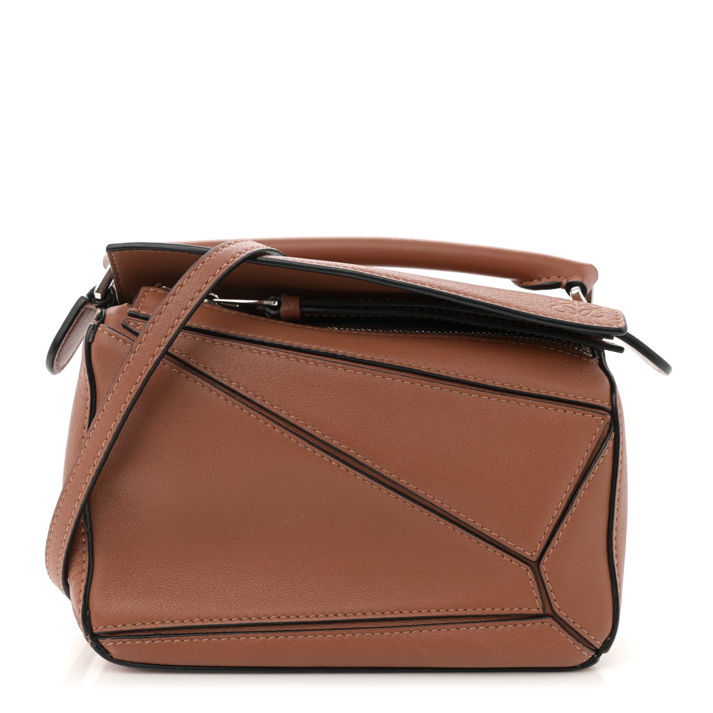 Calfskin Mini Puzzle Bag Tan