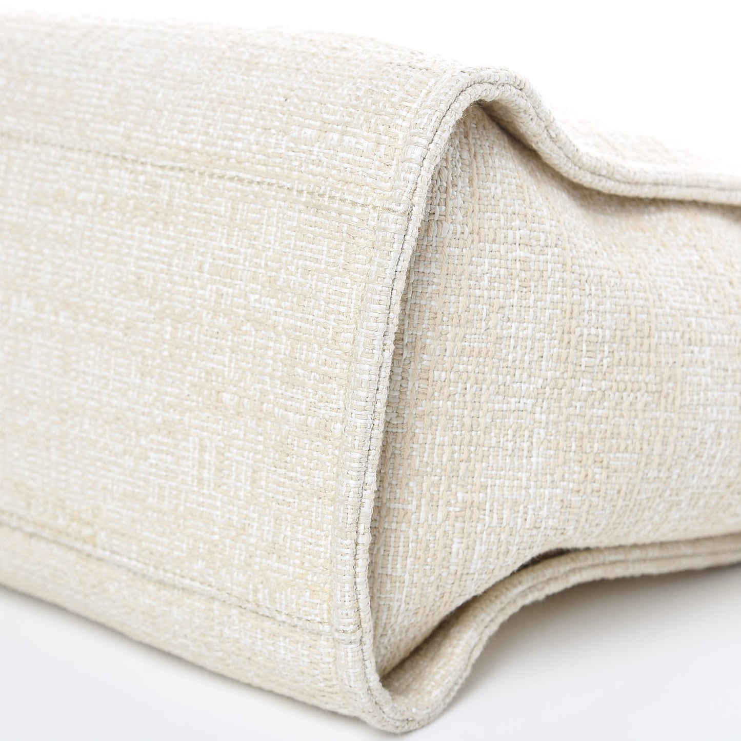 Woven Straw Raffia Large Deauville Tote Light Beige