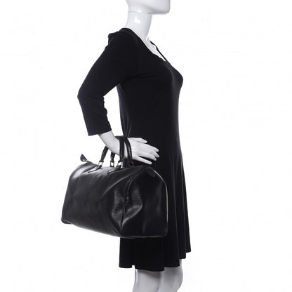 Louis Vuitton Epi Speedy 35 Black 2 of 11