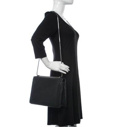 3.1 Phillip Lim 3.1 Calfskin Large Soleil Flap Bag Black 2 of 21