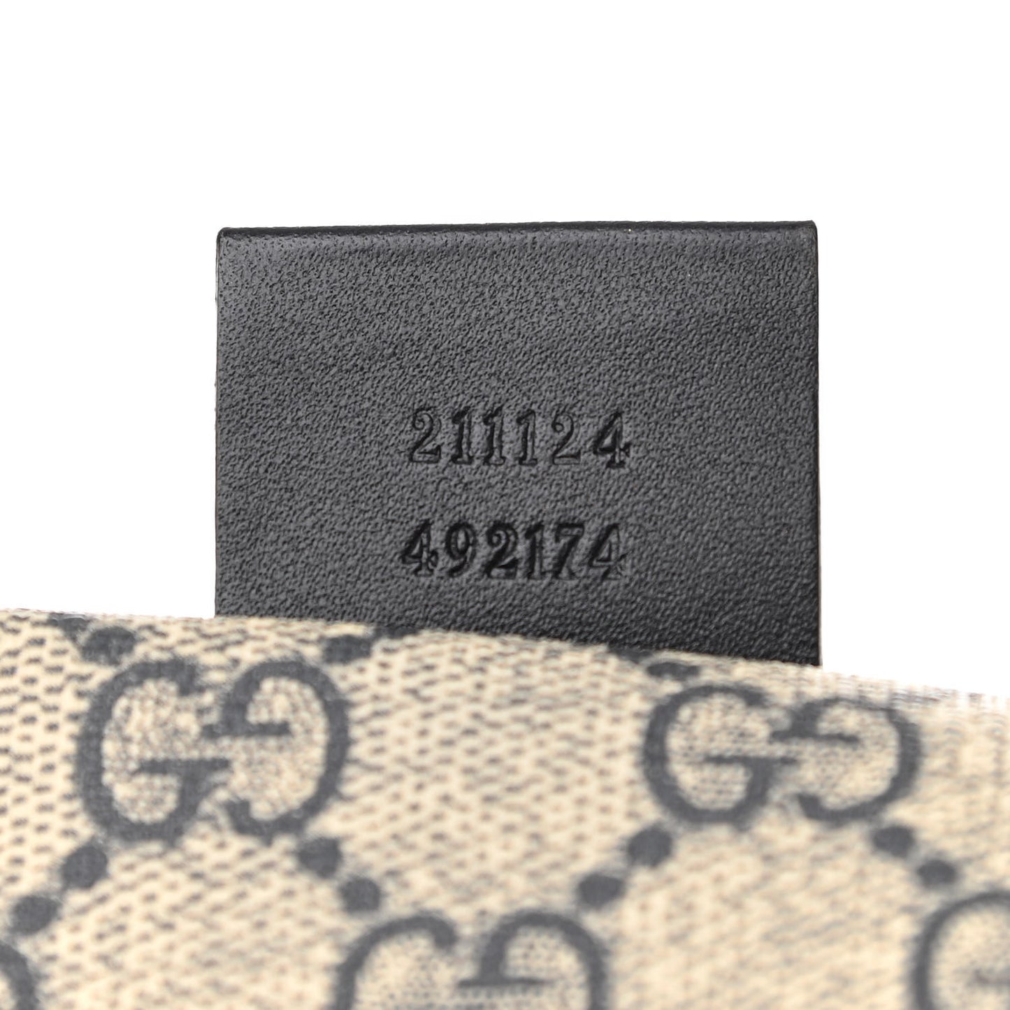 GG Plus Monogram Large Signature Web Loop Tote Black