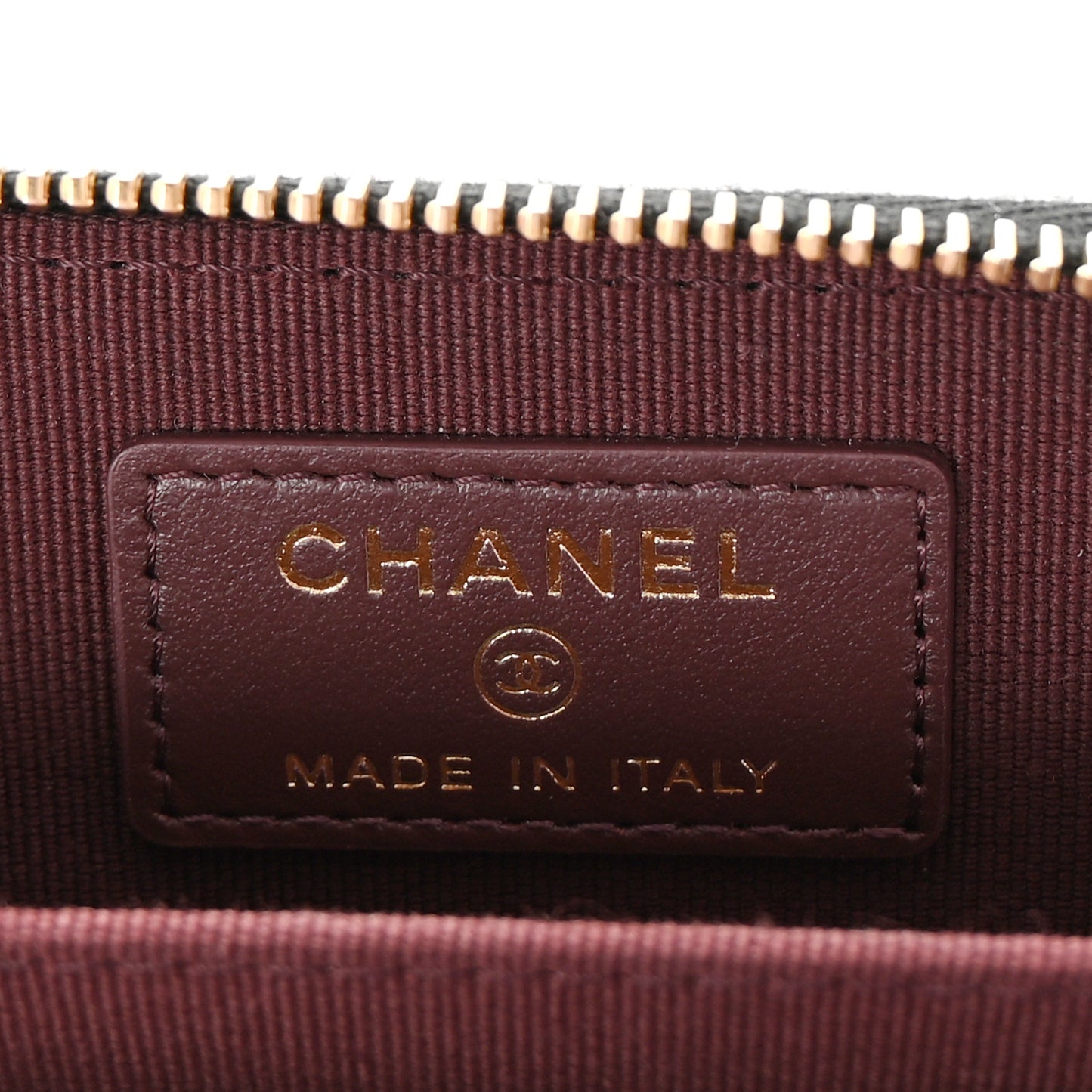 Caviar Quilted Classic Zipped Coin Purse Black