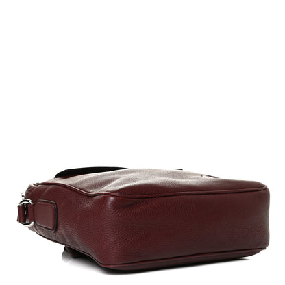 Gucci Pebbled Calfskin Medium Soho Messenger Bag Burgundy 4 of 18