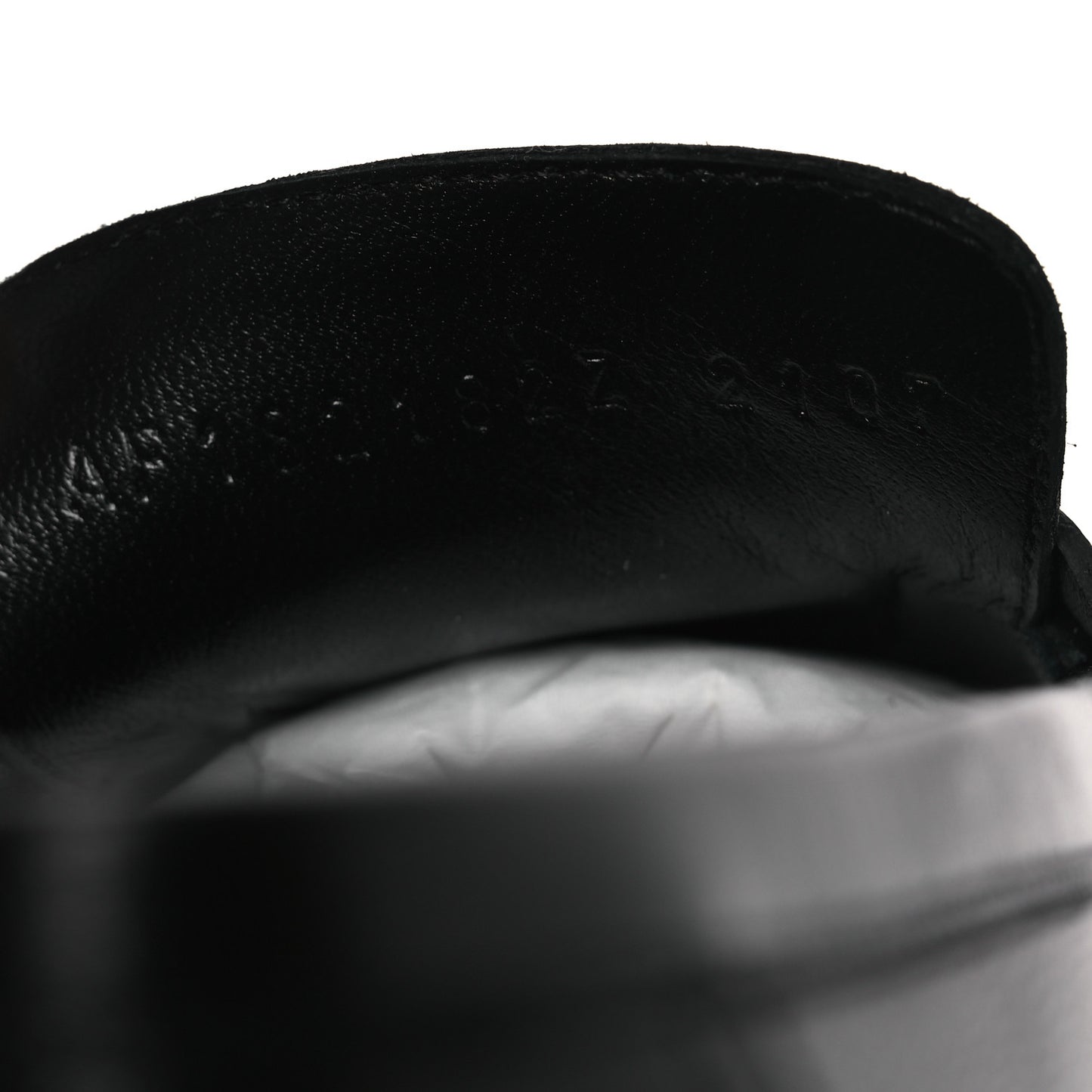 Goatskin Womens Paris Loafers 39.5 Black