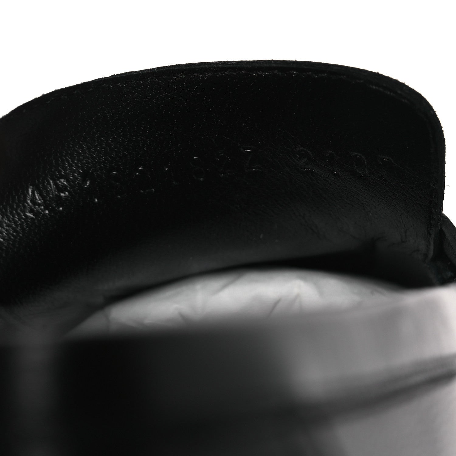Hermes Goatskin Womens Paris Loafers 39.5 Black 10 of 12
