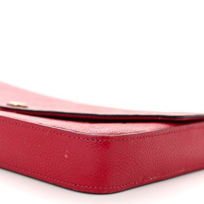 Louis Vuitton Empreinte Pochette Felicie Chain Wallet Scarlet 11 of 14