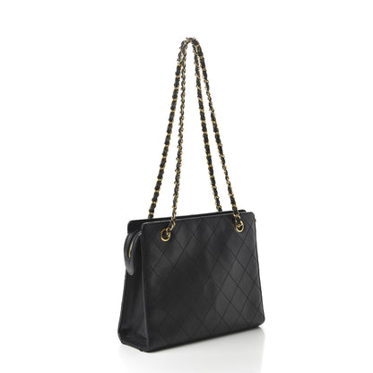 Chanel Caviar Diamond Stitched Shoulder Bag Black 3 of 10