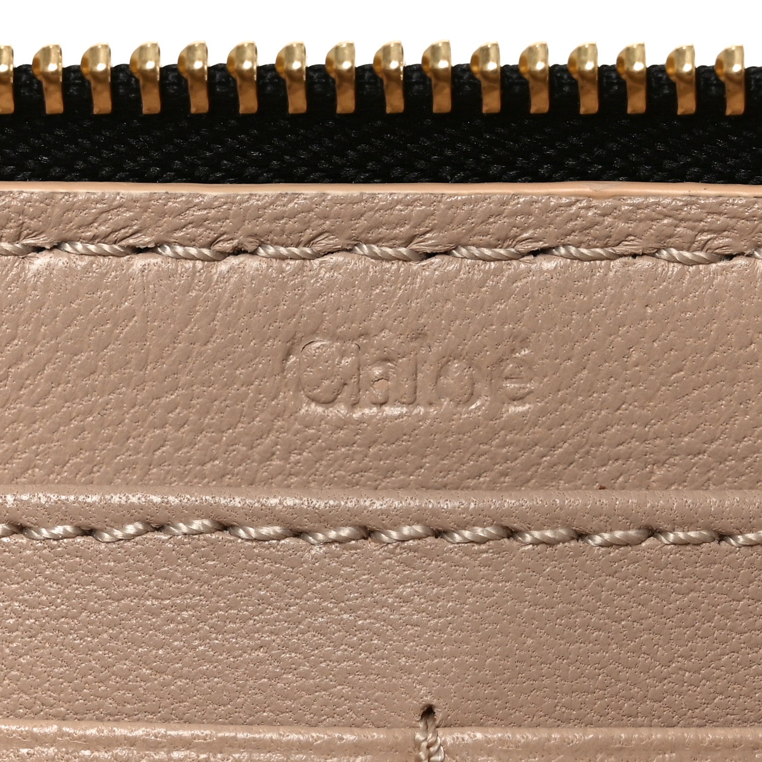 Chloe Grained Calfskin Marcie Long Zip Around Wallet Black 6 of 6