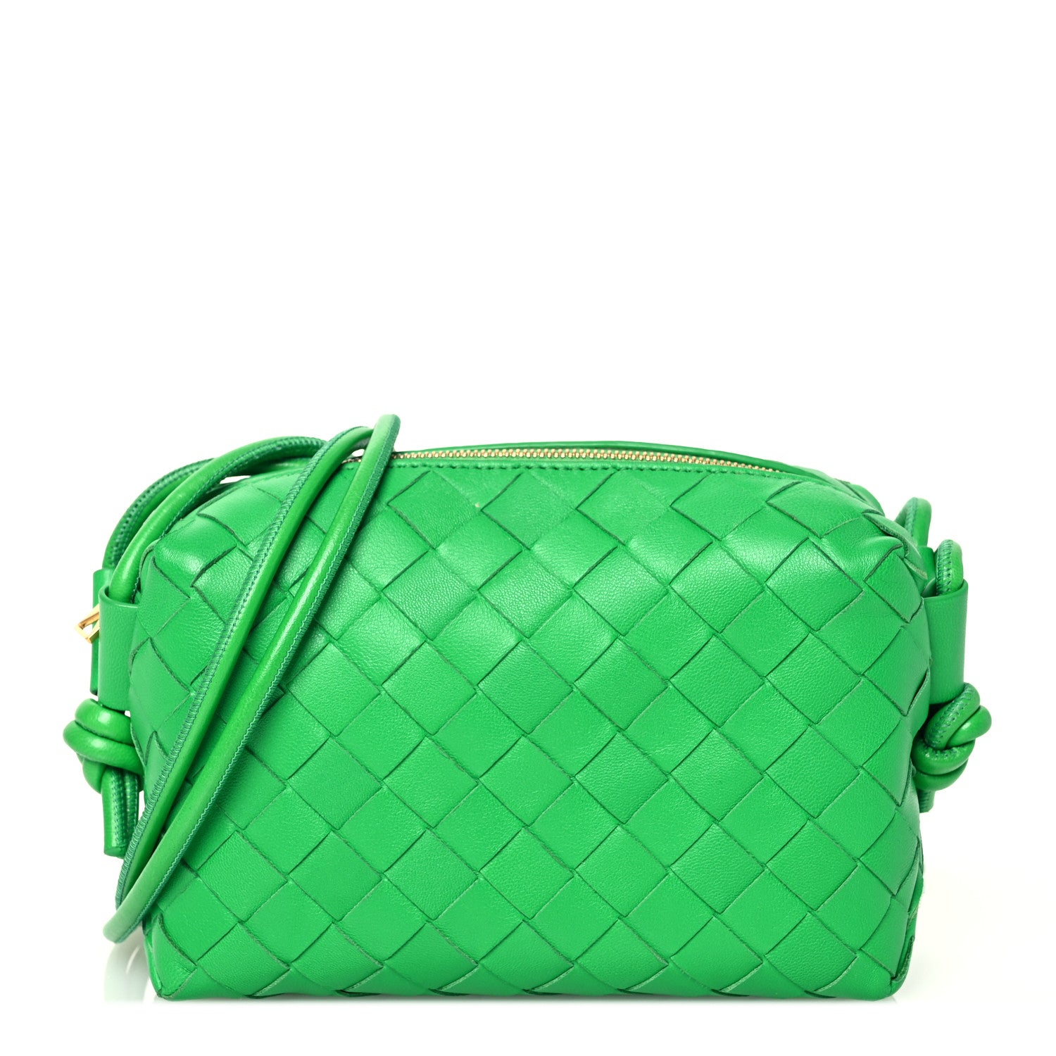 Bottega Veneta Nappa Intrecciato Mini Loop Camera Bag Parakeet 1 of 14