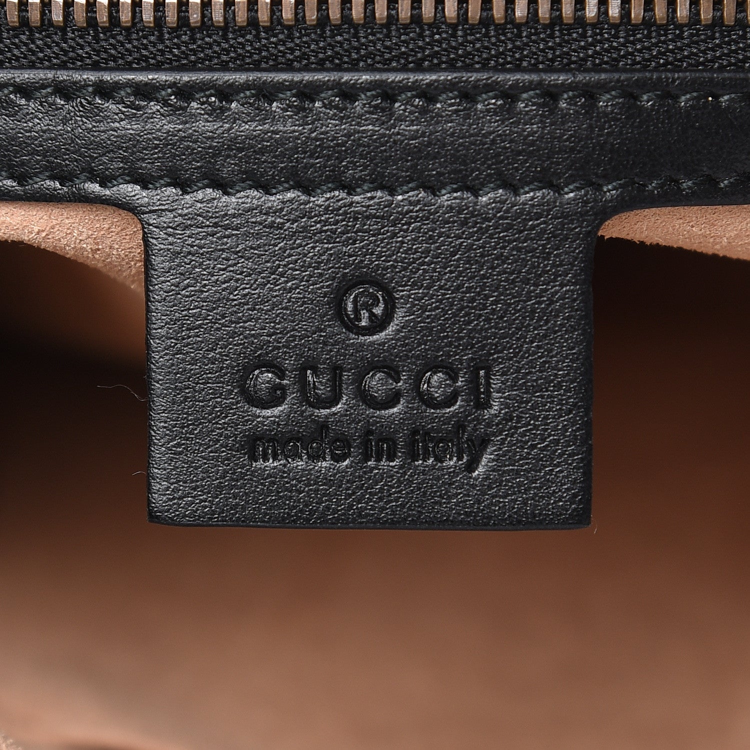 Gucci Calfskin Matelasse GG Marmont Flat Messenger Bag Black 6 of 10