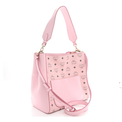 MCM Visetos Medium Aren Hobo Powder Pink 3 of 10