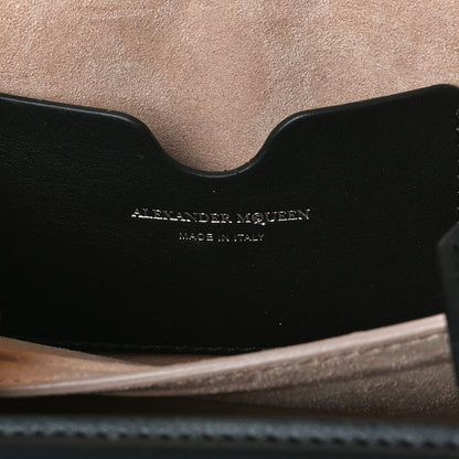 Alexander McQueen Fine Grain Goatskin Perforated Box Shoulder Bag 16 Black 6 of 16