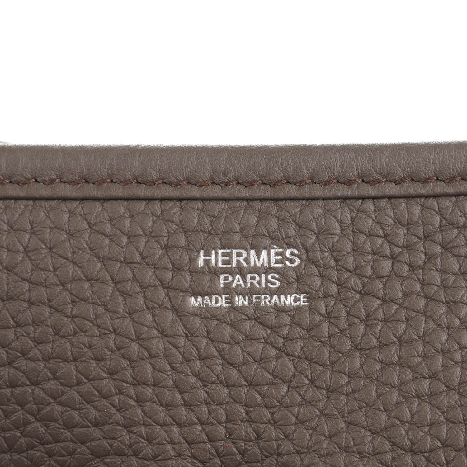 Hermes Taurillon Clemence Evelyne III PM Etain 6 of 8