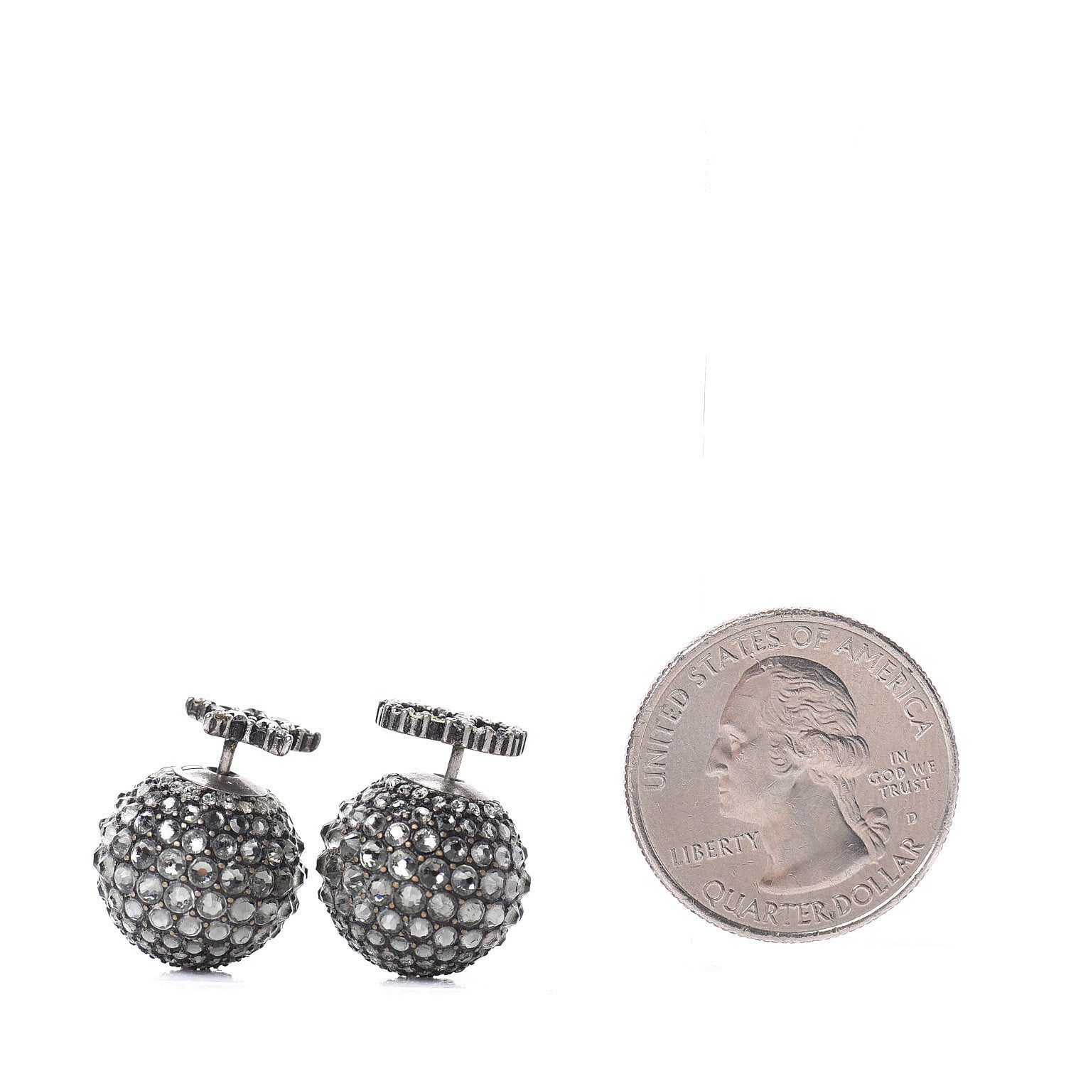 Christian Dior Crystal Star CD Mise En Dior Tribal Earrings 2 of 4