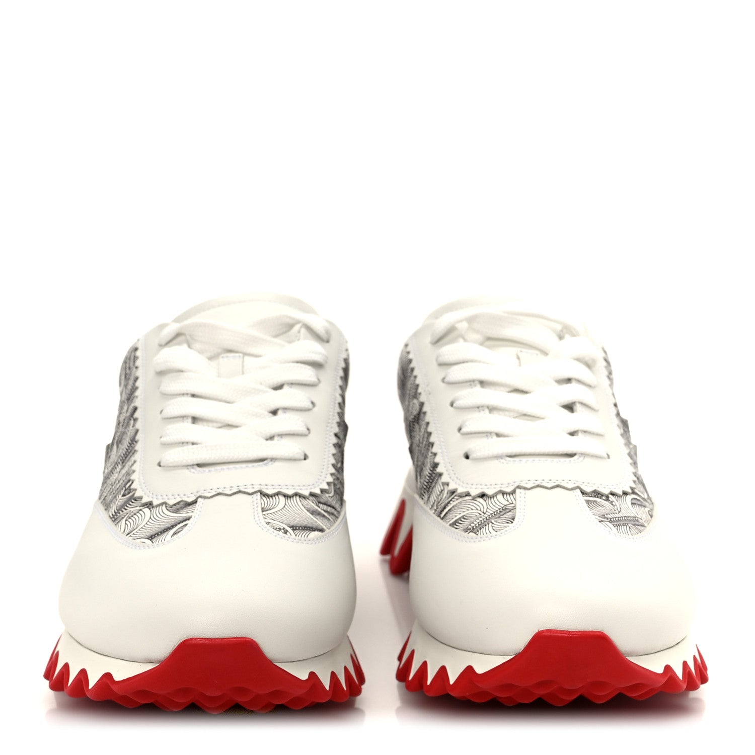 Christian Louboutin Calfskin Rubber Neoprene Nappa Logo Mens Christian Louboutin Calfskin Rubber Neoprene Nappa Logo Mens