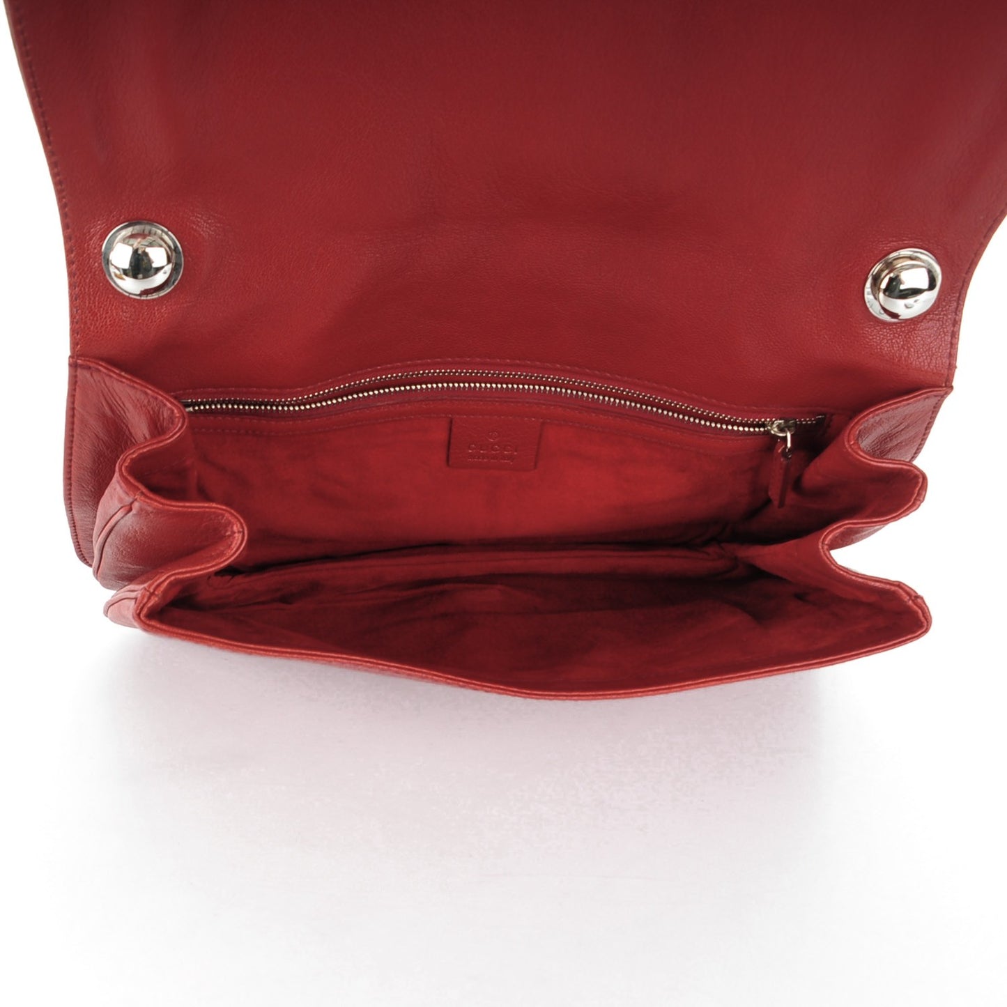 Calfskin Blondie Medium Flap Red