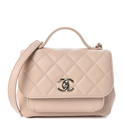 Chanel Caviar Quilted Small Business Affinity Flap Beige 2 of 10