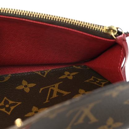 Louis Vuitton Monogram Emilie Wallet Red 5 of 7
