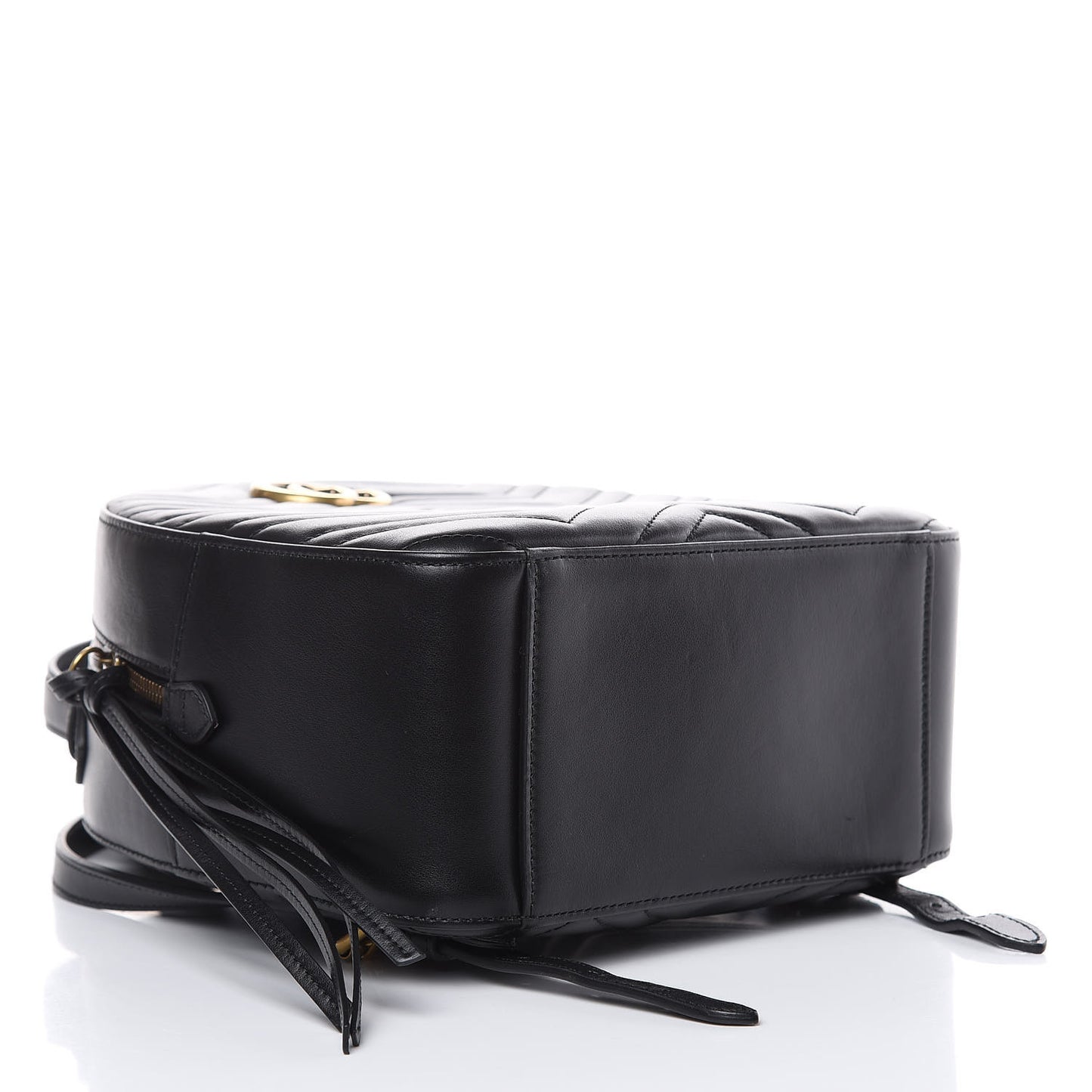 Calfskin Matelasse GG Marmont Backpack Black