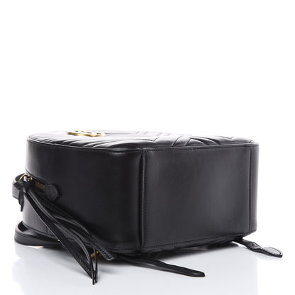 Gucci Calfskin Matelasse GG Marmont Backpack Black 4 of 10
