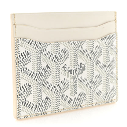 Goyard Goyardine Saint Sulpice Card Holder White 3 of 10