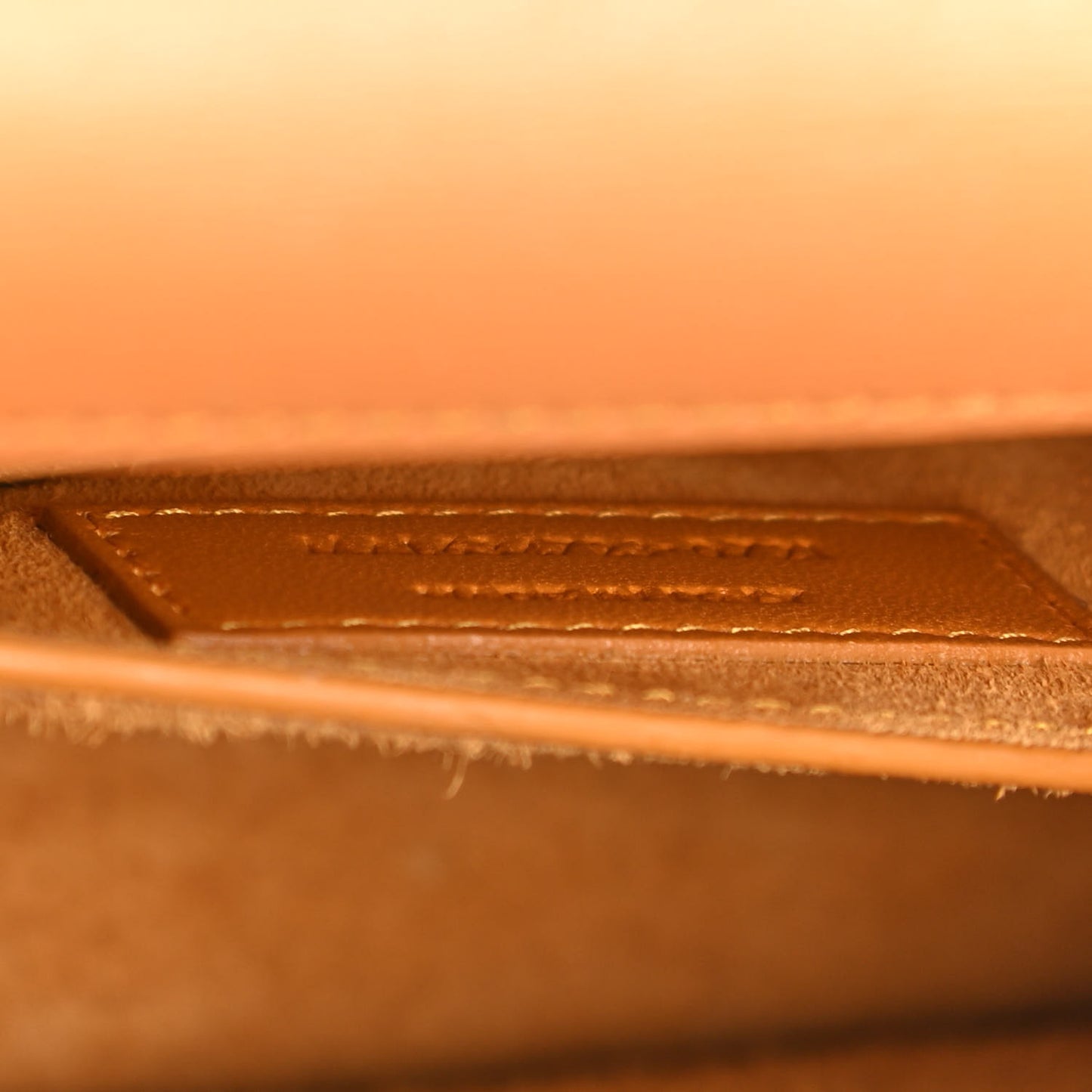 Calfskin Medium Monogram Sunset Cheddar