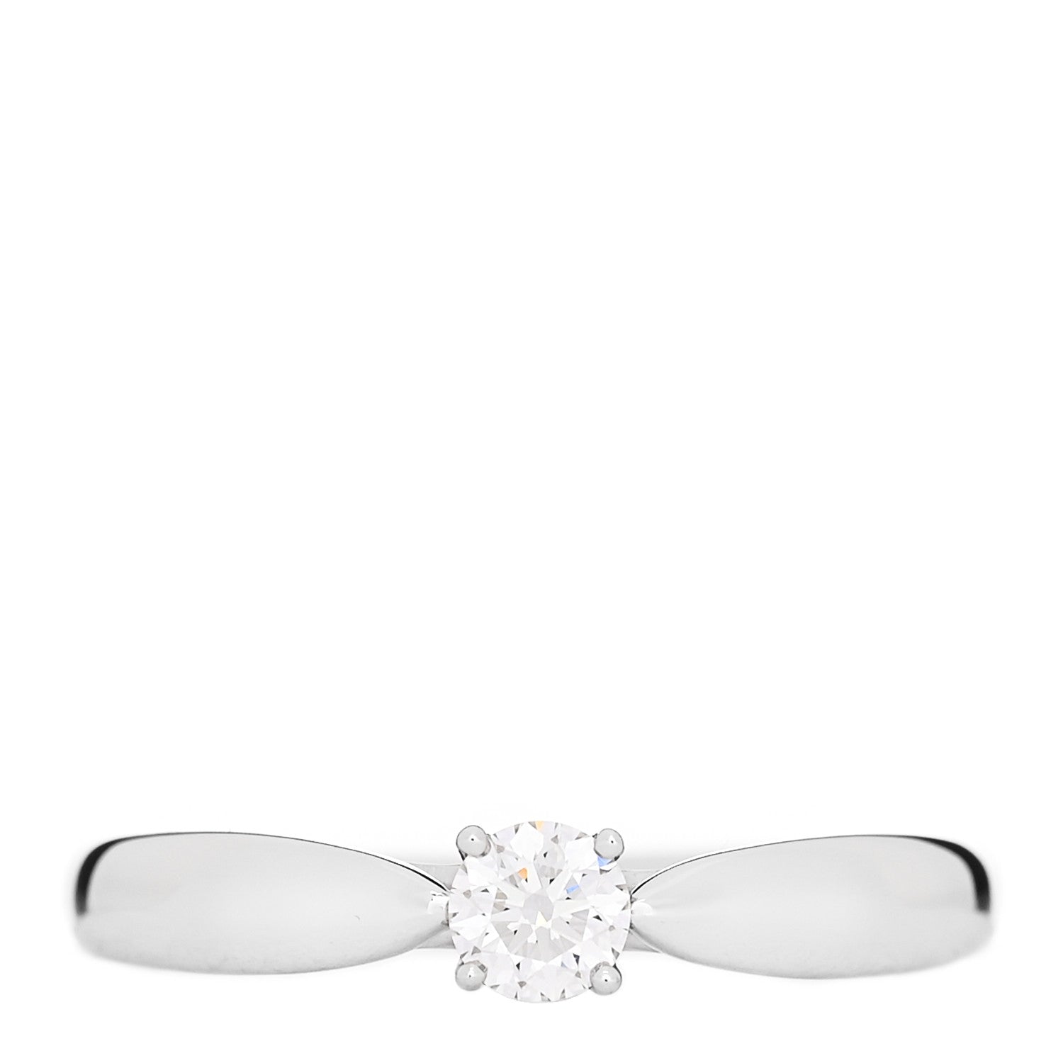 Tiffany Platinum Diamond .18ct Harmony Solitaire Engagement Ring 52 6 1 of 6