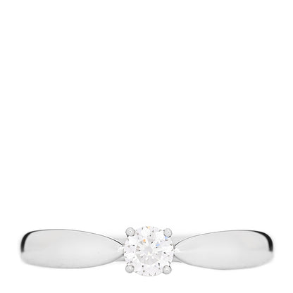 Tiffany Platinum Diamond .18ct Harmony Solitaire Engagement Ring 52 6 1 of 6
