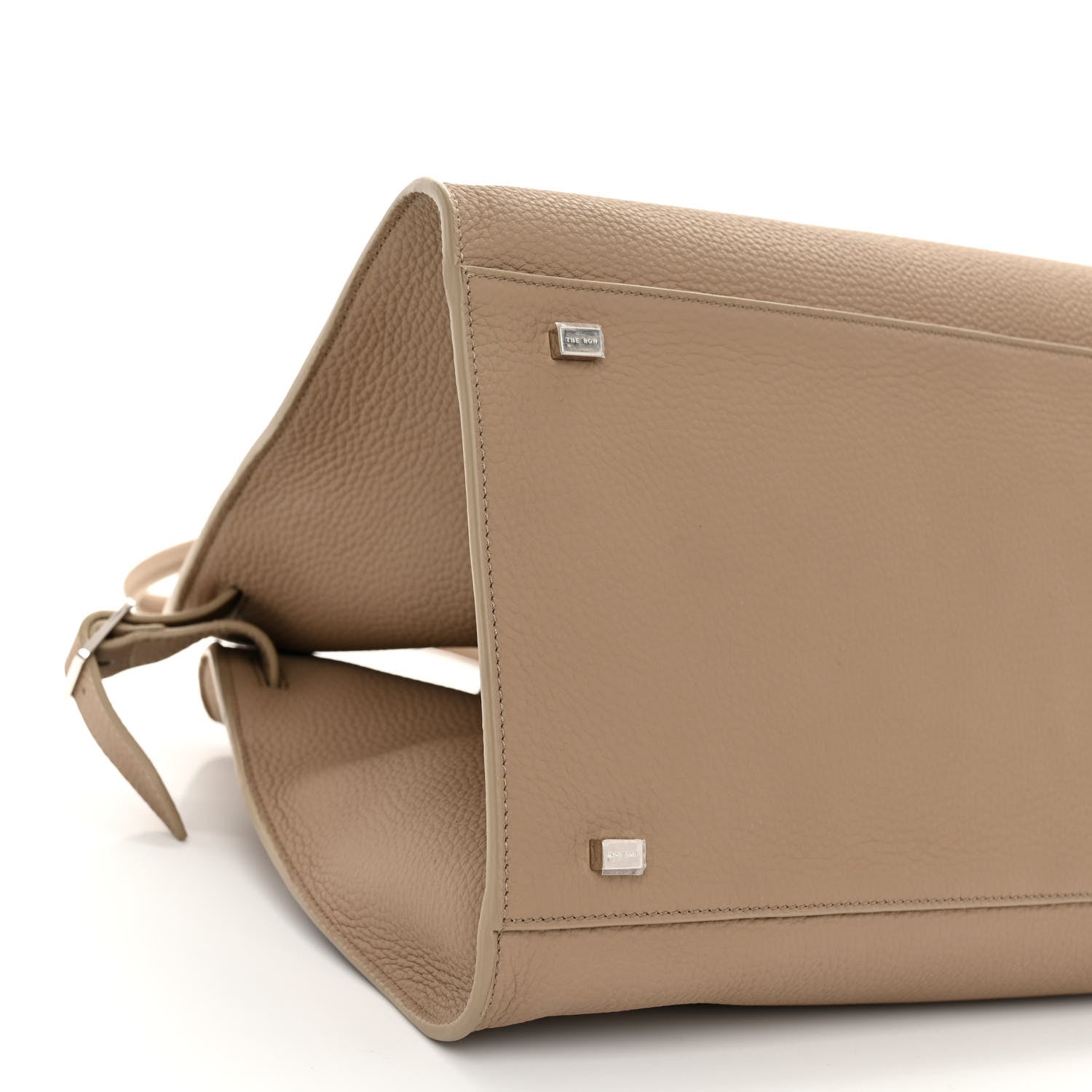 The Row Matte Grained Calfskin Soft Margaux 15 Dark Taupe 8 of 9