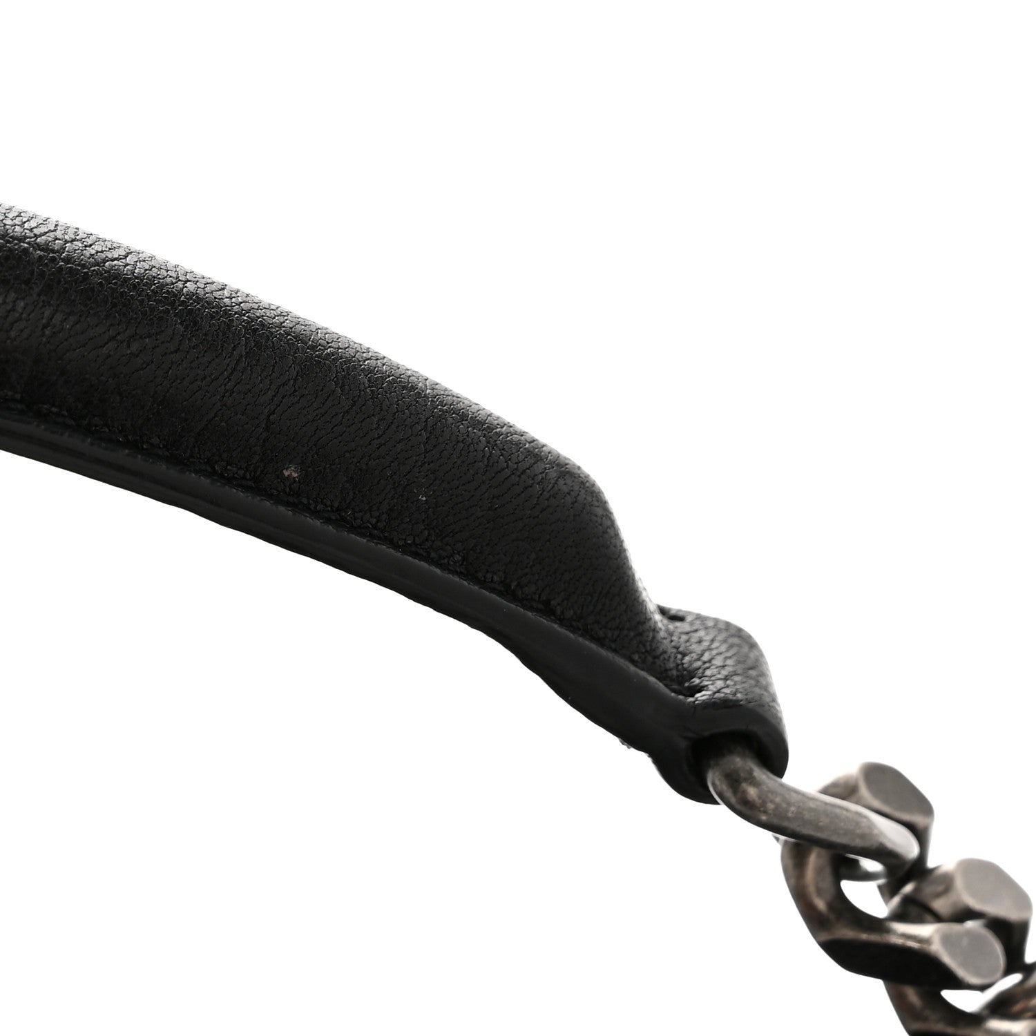 Saint Laurent Sheepskin Matelasse Chevron Monogram Large College Satchel Black 13 of 14