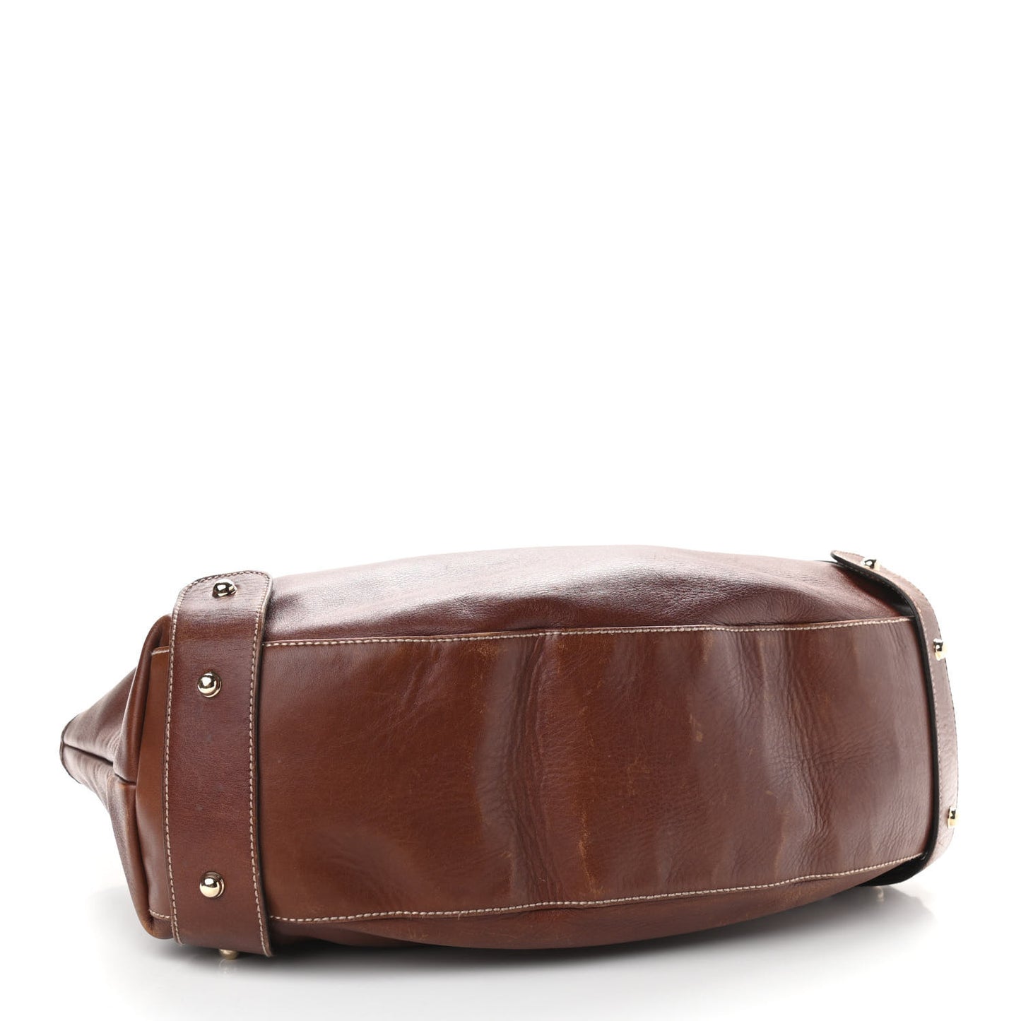 Calfskin Pelham Shoulder Bag Brown