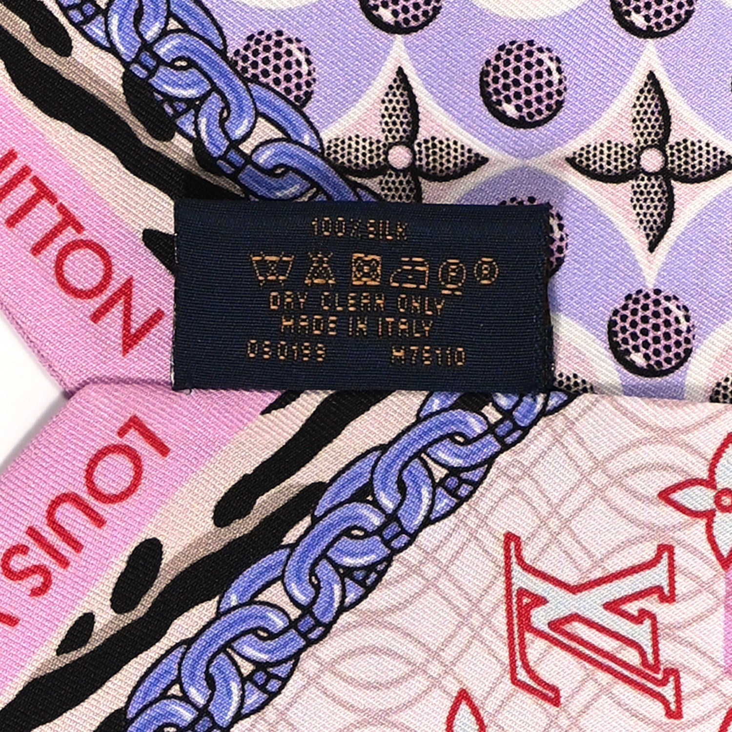 Louis Vuitton Silk Monogram Bubblegram BB Bandeau Blush 4 of 4