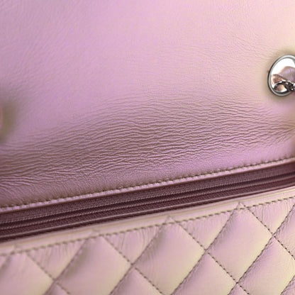 Chanel Iridescent Calfskin Quilted Mini Rectangular Flap Pink 10 of 10